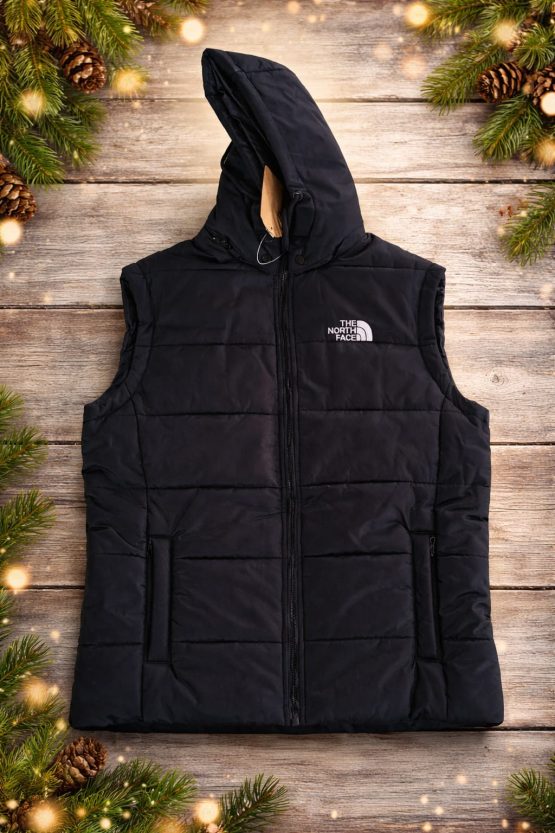 2 in 1 Vest Puffer Jacket (Black)